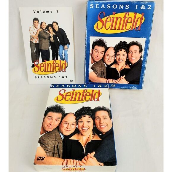 Seinfeld Season 1 & 2 DVD 4-disc Set - Picture 3 of 16